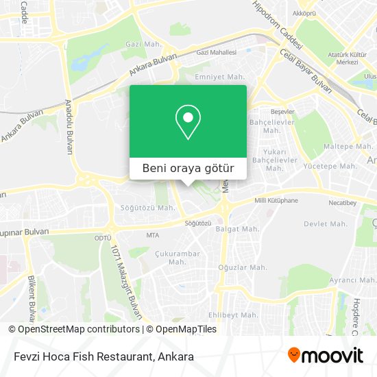 Fevzi Hoca Fish Restaurant harita
