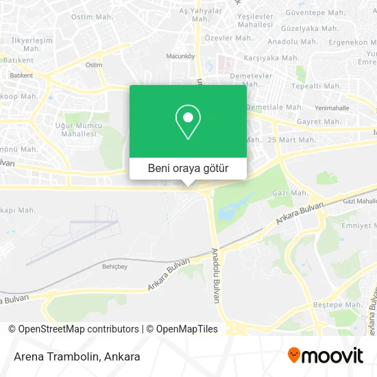Arena Trambolin harita