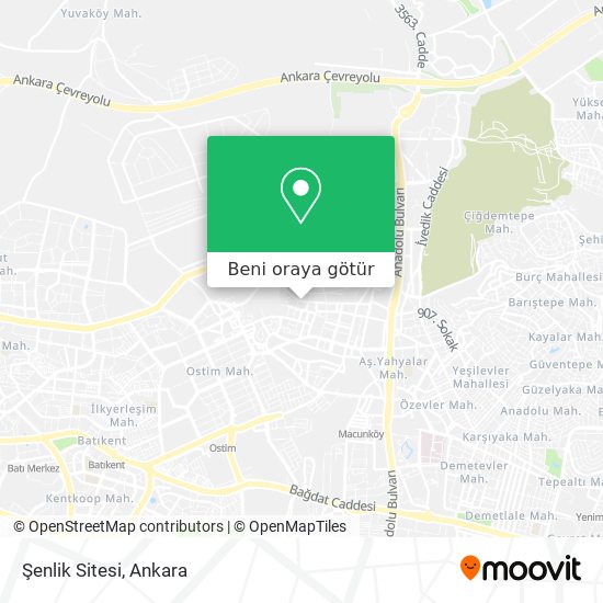 Şenlik Sitesi harita