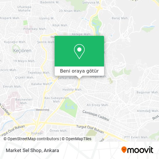 Market Sel Shop harita