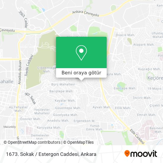 1673. Sokak / Estergon Caddesi harita