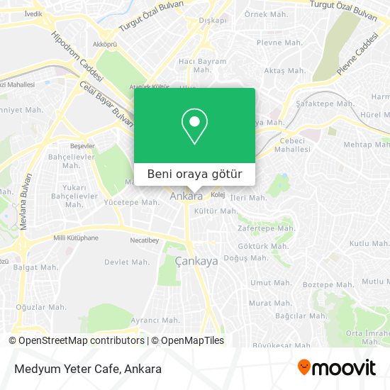 Medyum Yeter Cafe harita