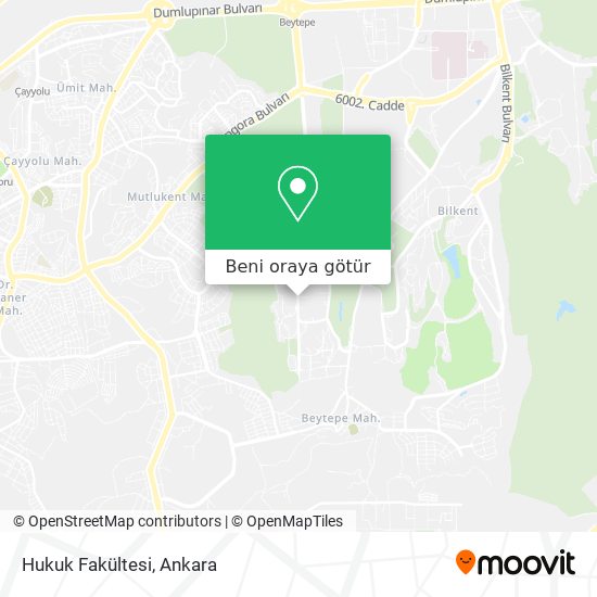 Hukuk Fakültesi harita