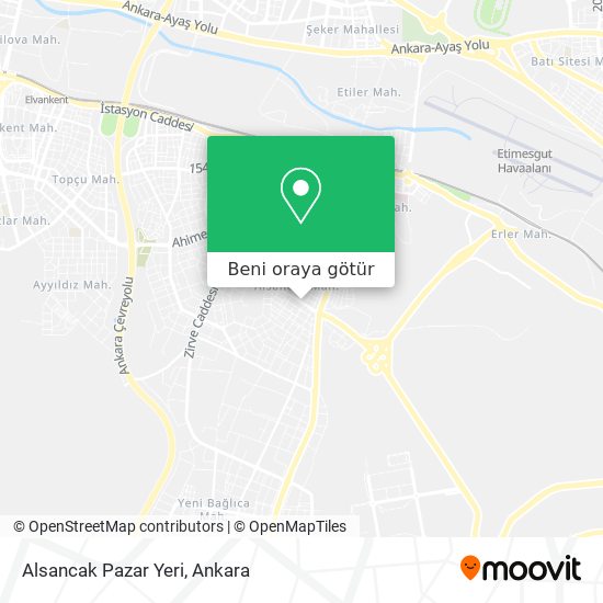 Alsancak Pazar Yeri harita