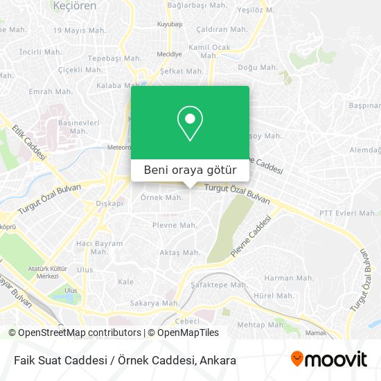 Faik Suat Caddesi / Örnek Caddesi harita