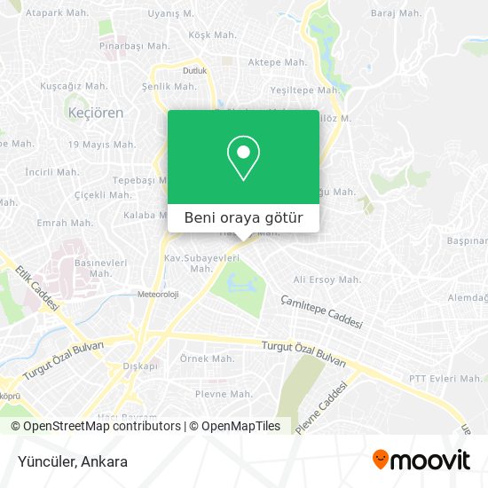 Yüncüler harita