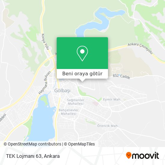 TEK Lojmanı 63 harita