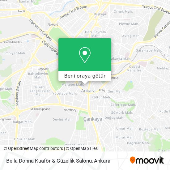 Bella Donna Kuaför & Güzellik Salonu harita