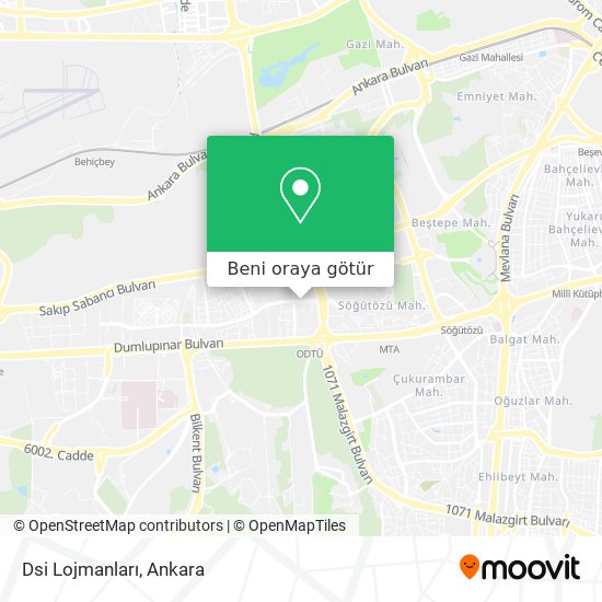 Dsi Lojmanları harita