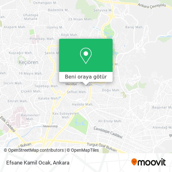 Efsane Kamil Ocak harita