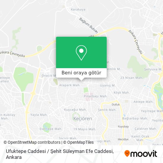 Ufuktepe Caddesi / Şehit Süleyman Efe Caddesi harita