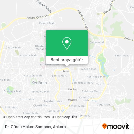 Dr. Gürsu Hakan Samancı harita