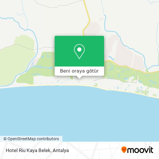 Hotel Riu Kaya Belek harita