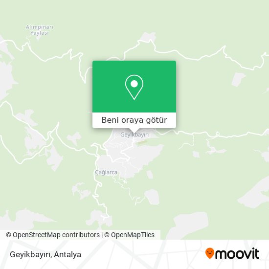 Geyikbayırı harita