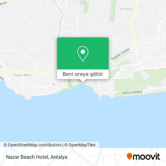 Nazar Beach Hotel harita