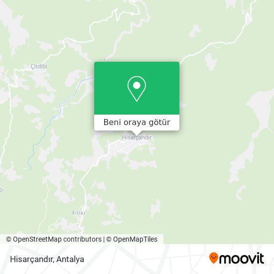 Hisarçandır harita