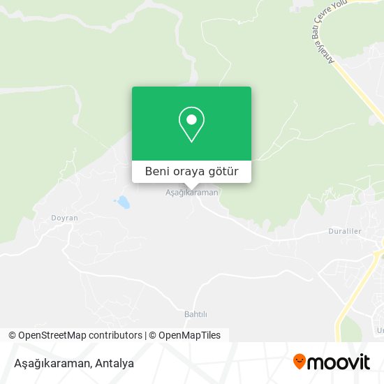 Aşağıkaraman harita