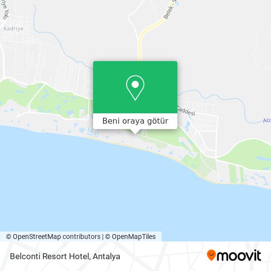 Belconti Resort Hotel harita