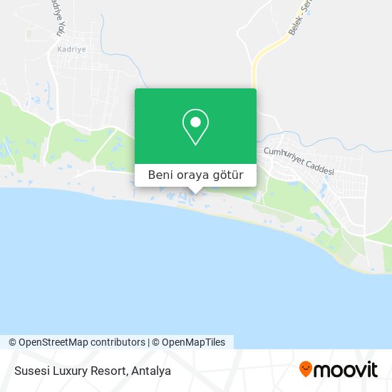 Susesi Luxury Resort harita