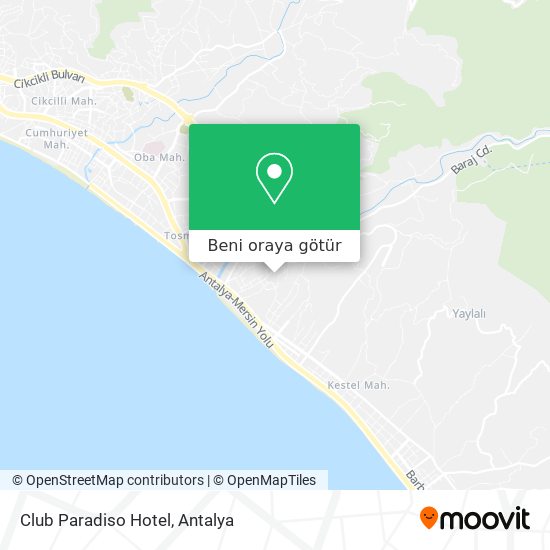 Club Paradiso Hotel harita