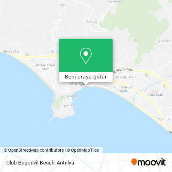 Club Begonvil Beach harita