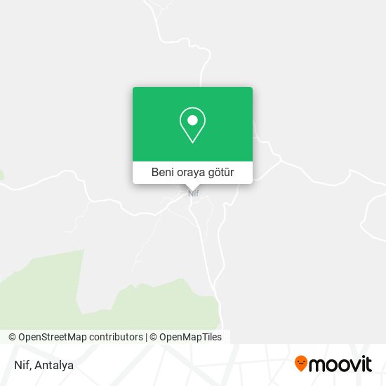Nif-Arpacık harita