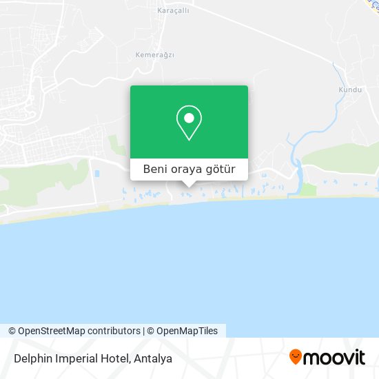 Delphin Imperial Hotel harita