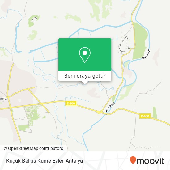 Küçük Belkıs Küme Evler harita