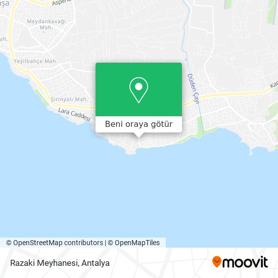 Razaki Meyhanesi harita