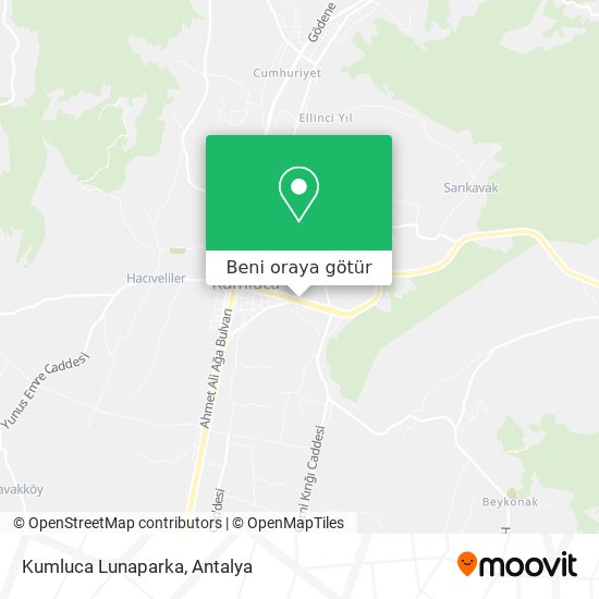 Kumluca Lunaparka harita