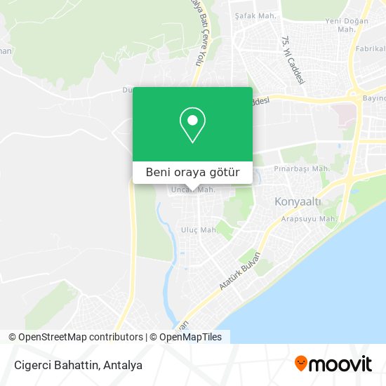Cigerci Bahattin harita