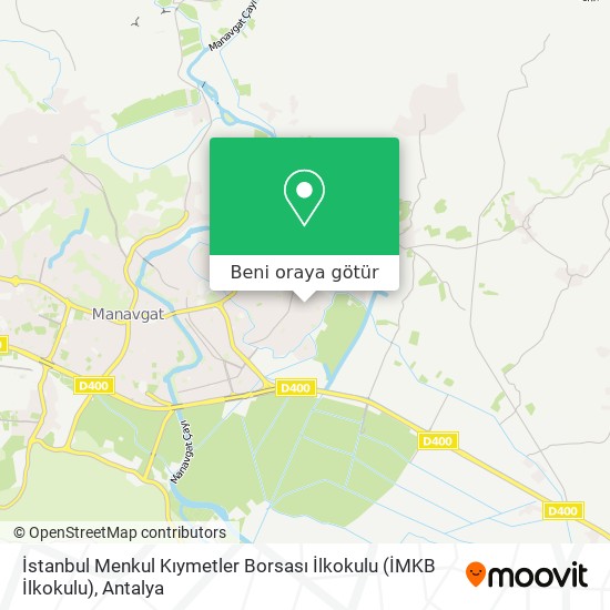 İstanbul Menkul Kıymetler Borsası İlkokulu (İMKB İlkokulu) harita