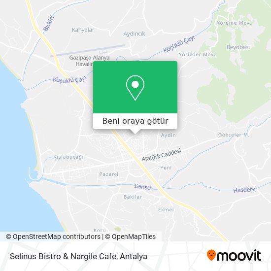 Selinus Bistro & Nargile Cafe harita