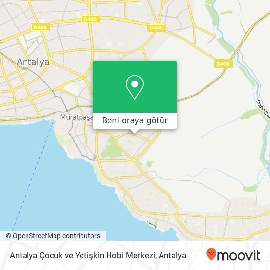 Antalya Çocuk ve Yetişkin Hobi Merkezi harita