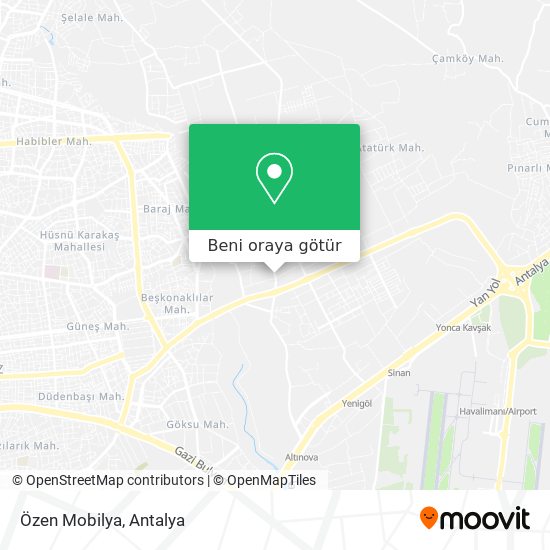 Özen Mobilya harita