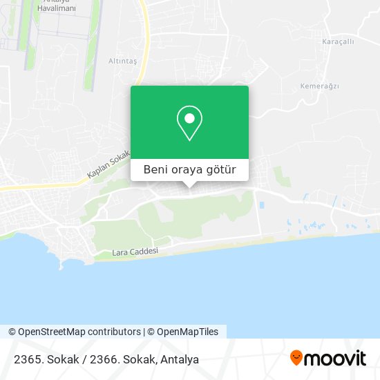 2365. Sokak / 2366. Sokak harita