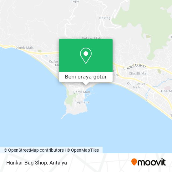 Hünkar Bag Shop harita