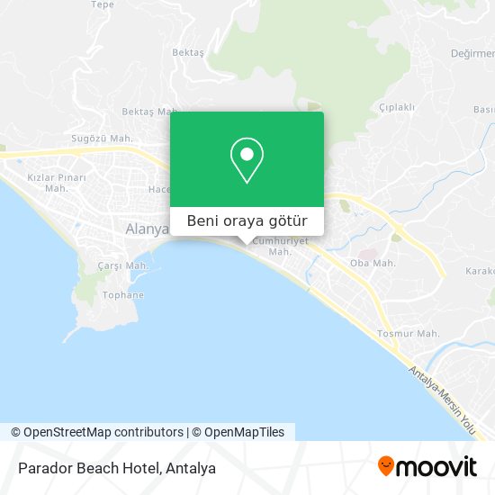 Parador Beach Hotel harita