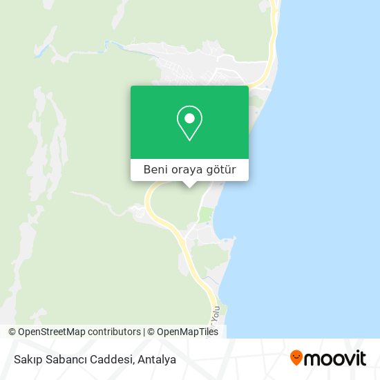 Sakıp Sabancı Caddesi harita