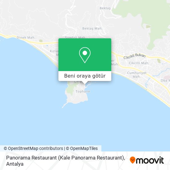 Panorama Restaurant (Kale Panorama Restaurant) harita