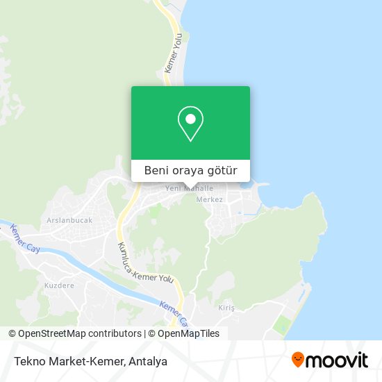 Tekno Market-Kemer harita