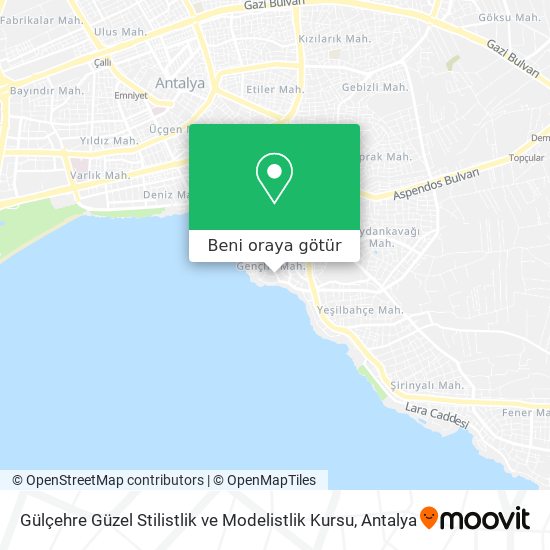 Gülçehre Güzel Stilistlik ve Modelistlik Kursu harita