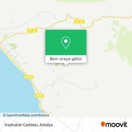 Keykubat Caddesi harita