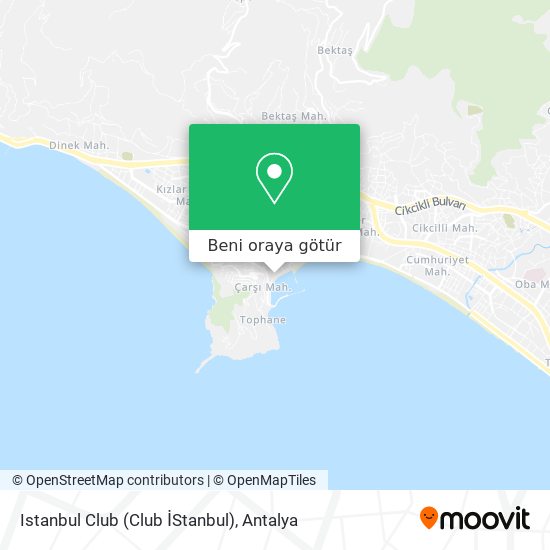 Istanbul Club (Club İStanbul) harita