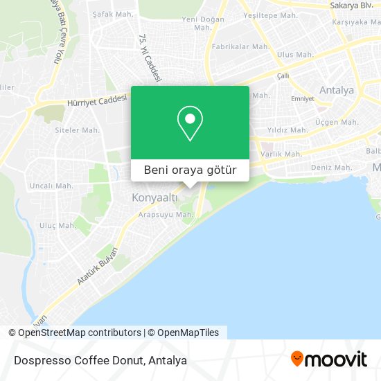 Dospresso Coffee Donut harita