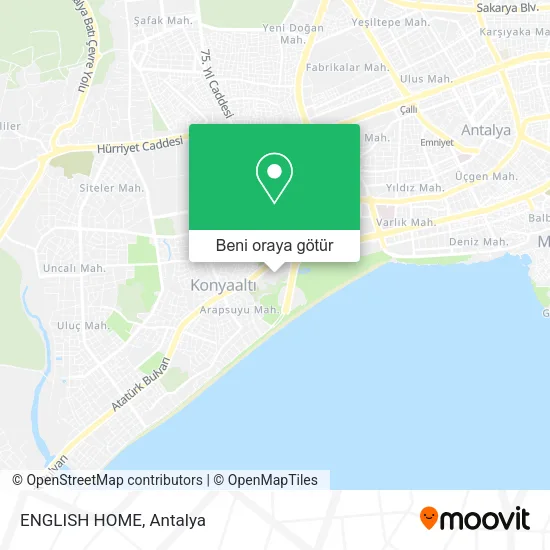 ENGLISH HOME harita
