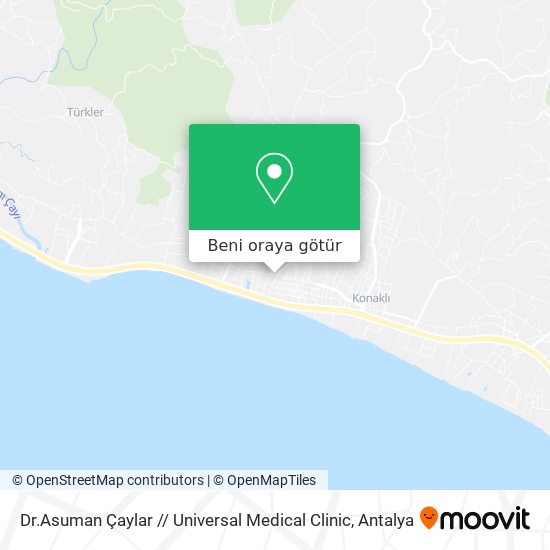 Dr.Asuman Çaylar // Universal Medical Clinic harita