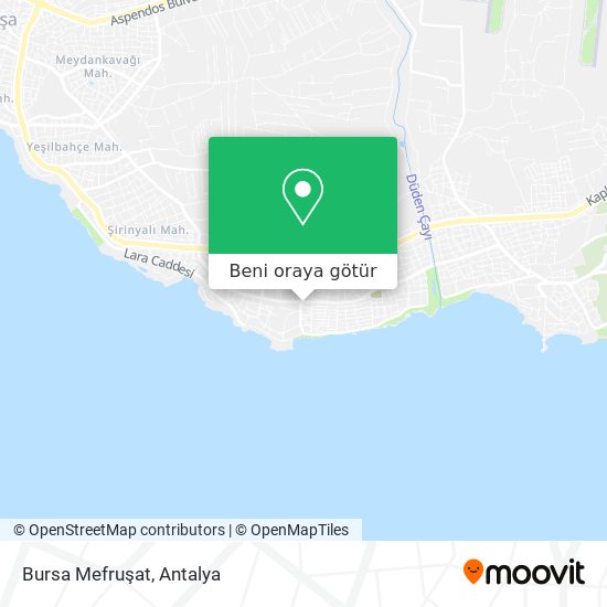 Bursa Mefruşat harita