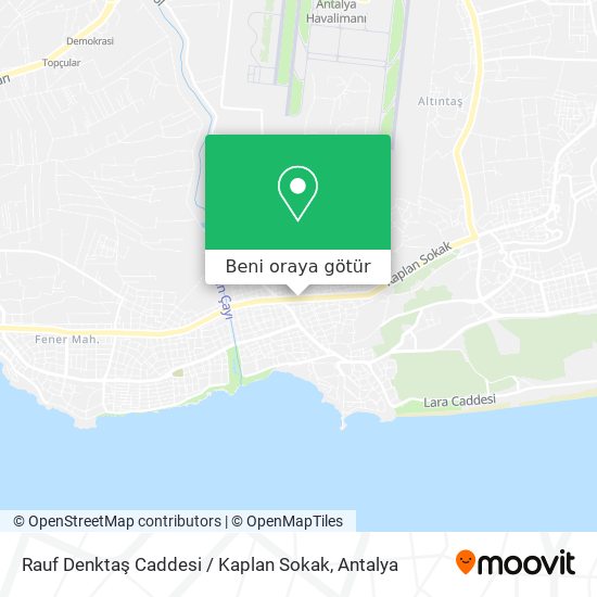 Rauf Denktaş Caddesi / Kaplan Sokak harita
