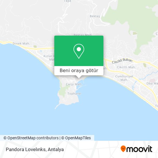 Pandora Lovelınks harita